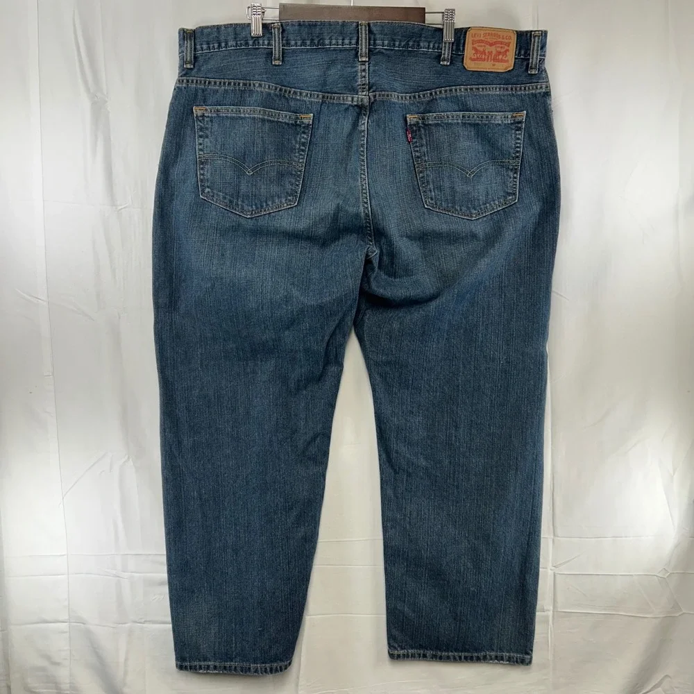 Levi's 559 Relaxed Straight Jeans Mens 48x30 Blue Medium Wash Denim 100% Cotton